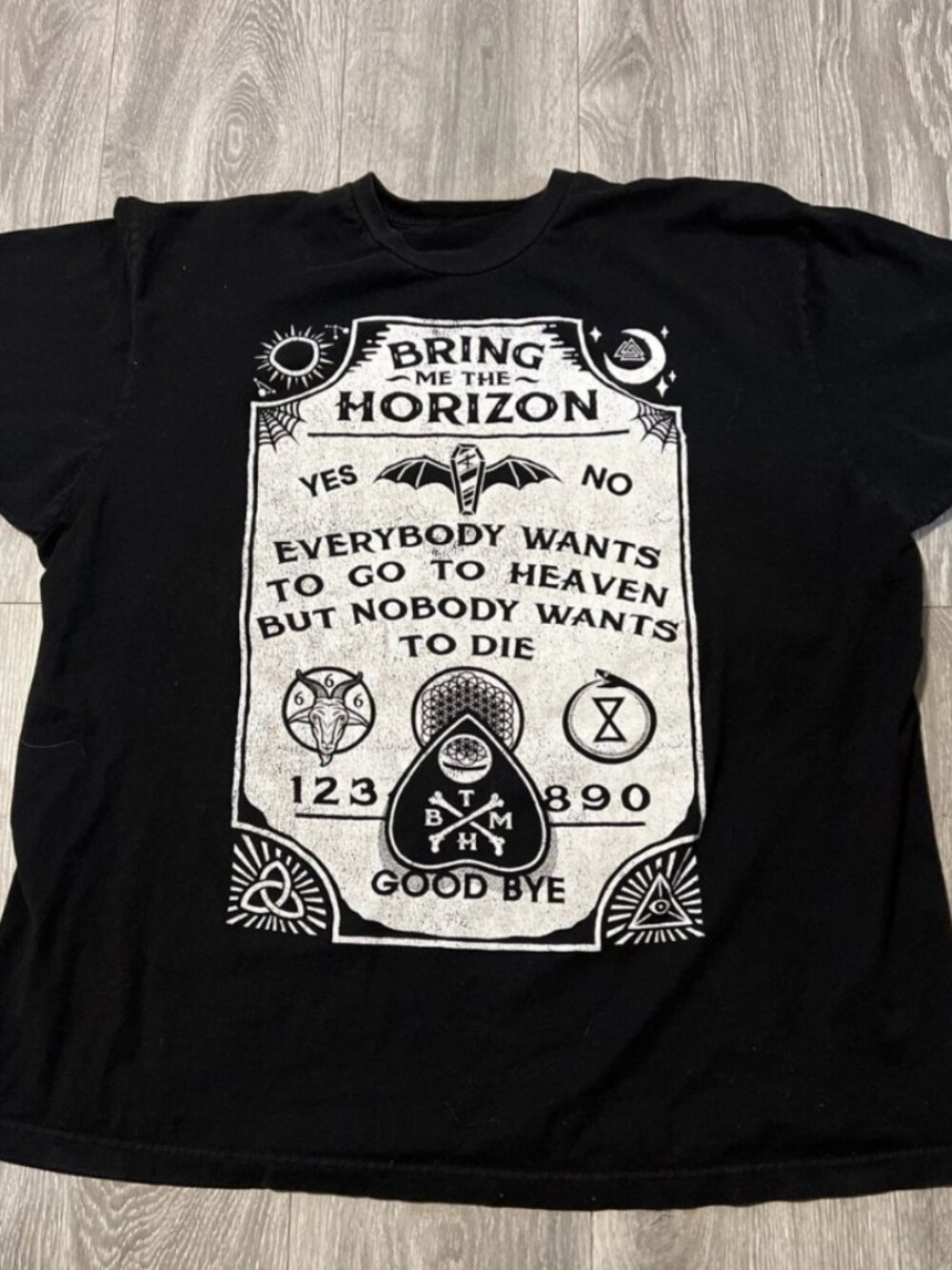 BMTH Bring Me The Horizon Ouija Board Graphic Tee